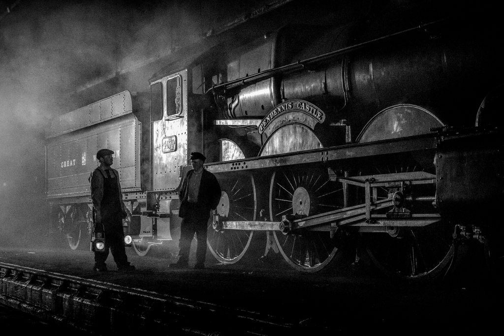 Steam train at night - Stuart Chapman